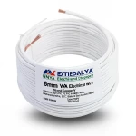 لفة سلك كهرباء 6 مم NYA 450/750 فولت، نحاس مجدول، معزول PVC 90°C، أبيض | شركة كابلات الشرقية للصناعة