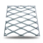 Galvanised Steel Expanded Metal Mesh Bahri Thickness 1.5 mm Width 1.22 m Length 5 m