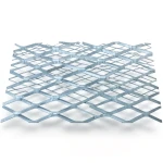 Galvanised Steel Expanded Metal Mesh Bahri 1.2 mm Thickness 1.22 m Width 5 m Length