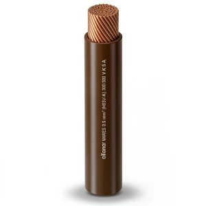 Flexible Copper Wire 95 mm² 450/750V PVC Insulation 1.6mm Thickness, Brown | Al Fanar