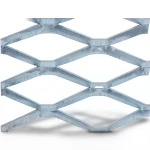 Galvanised Steel Expanded Metal Mesh Bahri 1.4 mm Thickness 5 m Length 1.22 m Width