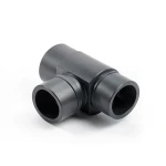 قسامة أنبوب HDPE ملحومة بطرف طويل متساوي PE100 PN10 SDR17