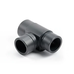 HDPE Butt Weld Tee Equal Long Spigot PE100 PN10 SDR17