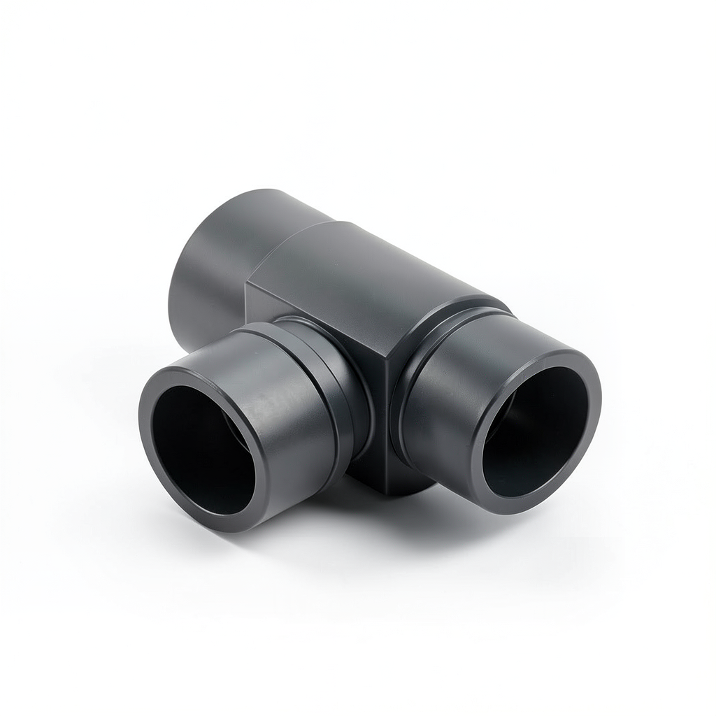 قسامة أنبوب HDPE ملحومة بطرف طويل متساوي PE100 PN10 SDR17