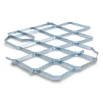 Galvanised Steel Expanded Metal Mesh Bahri 2 mm Thickness 1.22 m Width 5 m Length