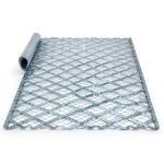 Galvanised Steel Expanded Metal Mesh Bahri Thickness 1.5 mm Width 1.22 m Length 5 m