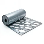 Galvanised Steel Expanded Metal Mesh Bahri 2.3 mm Thickness 1.22 m Width 5 m Length