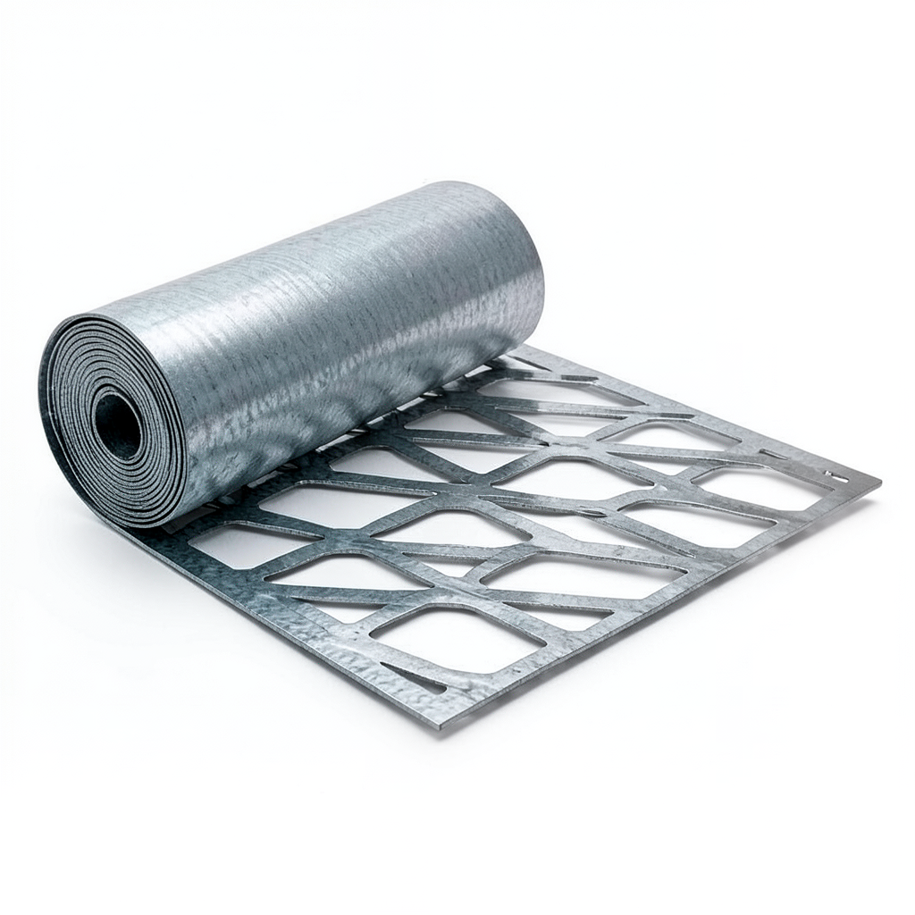 Galvanised Steel Expanded Metal Mesh Bahri 2.3 mm Thickness 1.22 m Width 5 m Length