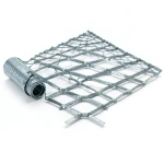 Galvanised Steel Expanded Metal Mesh Bahri Thickness 1.8 mm Width 1.22 m Length 5 m