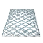 Galvanised Steel Expanded Metal Mesh Bahri Thickness 2.7 mm Width 1.22 m Length 5 m