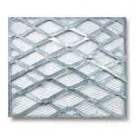 Galvanised Steel Expanded Metal Mesh Bahri Thickness 1.2 mm Width 1.22 m Length 6 m