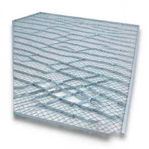 Galvanised Steel Expanded Metal Mesh Bahri Thickness 1.7 mm Width 1.22 m Length 6 m