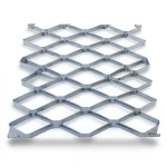 Galvanised Steel Expanded Metal Mesh Bahri 1.4 mm Thickness 1.22 m Width 6 m Length