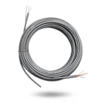 1.5mm Flexible Wire, Copper Conductor 0.25mm Diameter, 450/750V, Heat Resistant PVC Insulation, Gray | Al Fanar