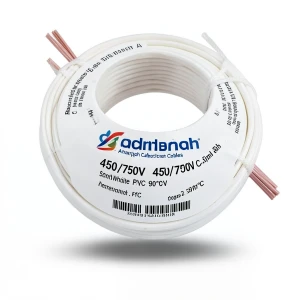 2.5mm2 NYA Electric Wire 450/750V, Stranded Copper, PVC 90°C White | Asharqiyah Cables Company for Industry