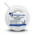 سلك كهرباء 4 ملم NYA 450/750 فولت، نحاس مجدول، عزل PVC 90°C، أبيض | شركة كابلات الشرقية للصناعة