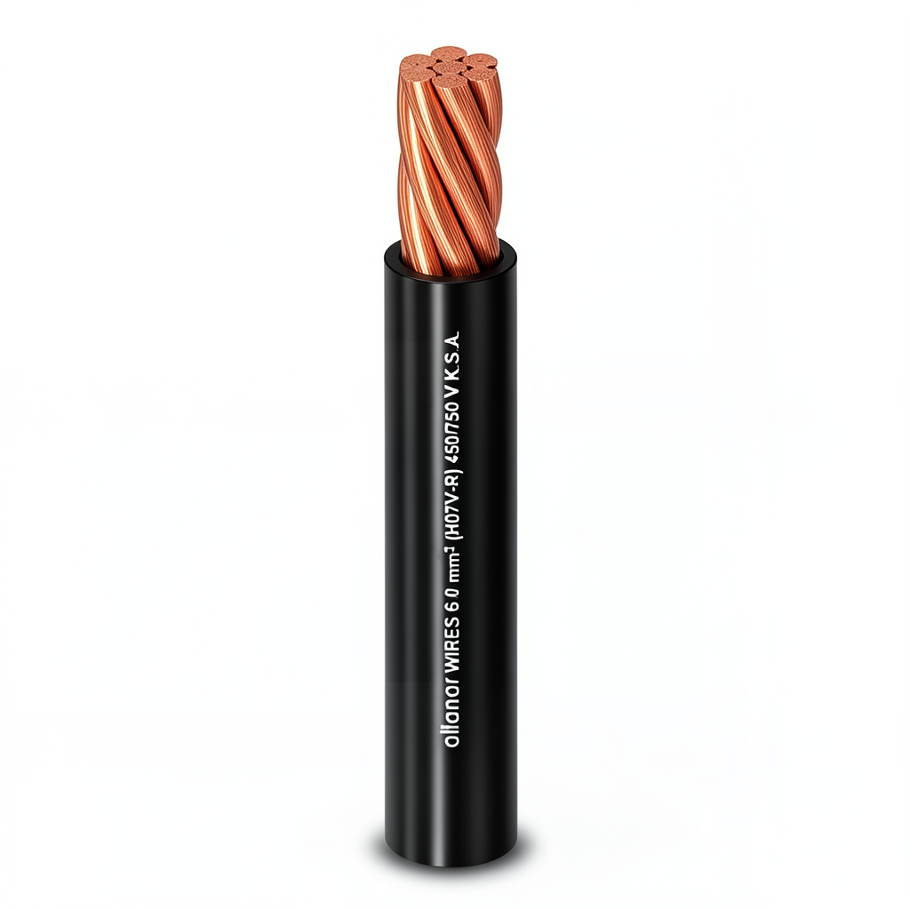 سلك كهرباء مجدول نحاس مقاس 150mm 450/750V معزول PVC لون أسود | شركة الفنار