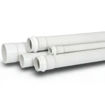 أنابيب بلاستيك UPVC لأنظمة الصرف الصحي SDR 34.4 مقاس 75 ملم سمك 2.2 ملم لون أبيض
