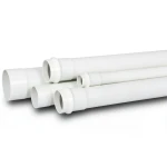 مواسير بلاستيك UPVC لأنظمة الصرف الصحي SDR 34.4 مقاس 50 مم سمك 1.5 مم لون أبيض