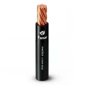Stranded Copper Wire Size 185mm2 450/750V PVC Insulation, Black | Al Fanar