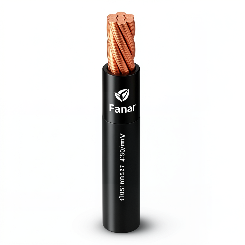 Stranded Copper Wire Size 185mm2 450/750V PVC Insulation, Black | Al Fanar