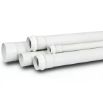 أنابيب بلاستيك UPVC لأنظمة الصرف الصحي SDR 34.4 مقاس 75 ملم سمك 2.2 ملم لون أبيض