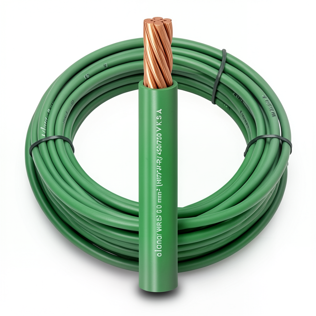 PVC Insulated Stranded Copper Single Electrical Wire 4mm, 450/750V | Al Fanar