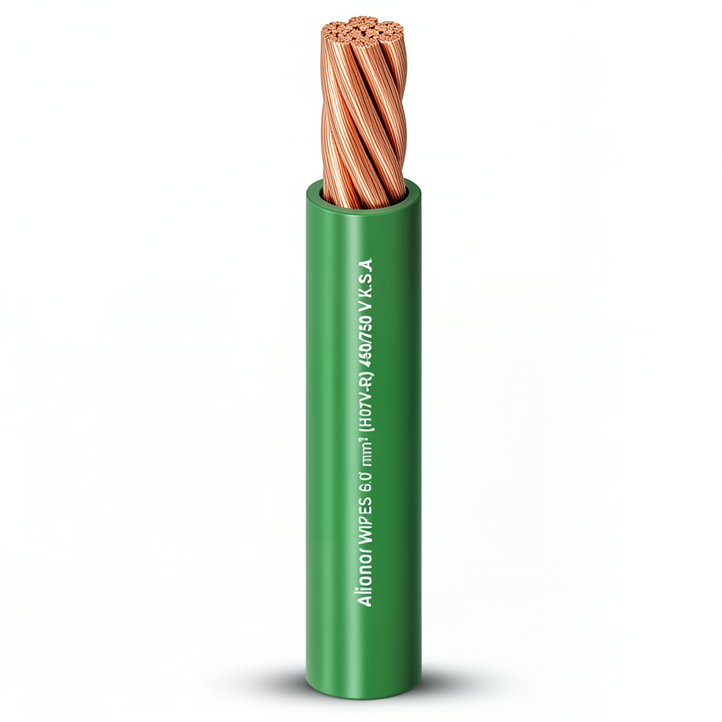 لفة سلك مفرد نحاس مجدول عزل PVC، مقاس 4 ملم، جهد 450/750 فولت | شركة الفنار