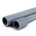 UPVC Pipes Sewage Drainage System Nominal Pressure 10 Bar Outside Diameter 110 mm Thickness 5.3 mm Gray