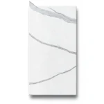 بلاط ارضيات بورسلان مقاس 135x305 سم، لون ابيض، موديل Viareggio