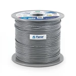 2.5mm Electric Wire Copper Conductor 0.25mm Diameter 450/750V Heat Resistant PVC Gray | Al Fanar