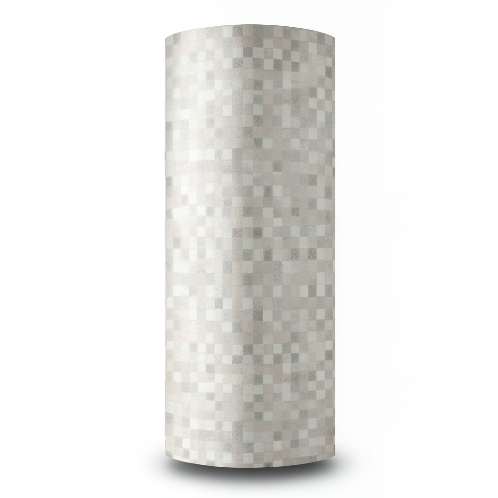 Patterned Wallpaper 10m x 0.53m Beige Color, Model 17970