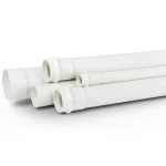 مواسير بلاستيك UPVC لأنظمة الصرف الصحي SDR 34.4 مقاس 50 مم سمك 1.5 مم لون أبيض