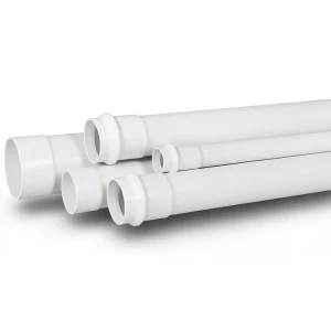 مواسير UPVC لأنظمة الصرف الصحي SDR 34.4 مقاس 63 مم سماكة 1.9 مم لون أبيض