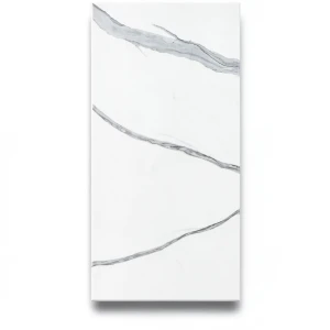 بلاط ارضيات بورسلان مقاس 135x305 سم، لون ابيض، موديل Viareggio