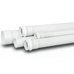 أنابيب بلاستيك UPVC لأنظمة الصرف الصحي SDR 33 قطر خارجي 40 مم سمك 1.5 مم لون أبيض