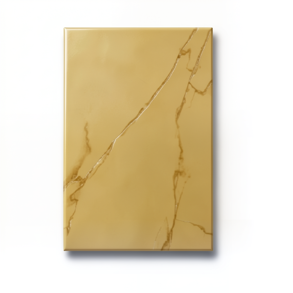 Spanish Porcelain Floor Tiles 60×120 cm, Gold Color, Brera Model