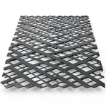 Hot Rolled Expanded Metal Sheet Flattened Momawaj Wire Diameter 3 mm Width 1.22 m Length 5 m
