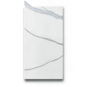 بلاط ارضيات بورسلان مقاس 135x305 سم، لون ابيض، موديل Viareggio