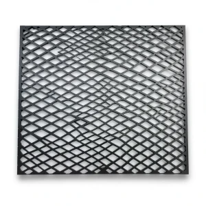 Hot Rolled Expanded Metal Mesh Momawaj Thickness 3 mm Size 1.22×1 m Black Steel