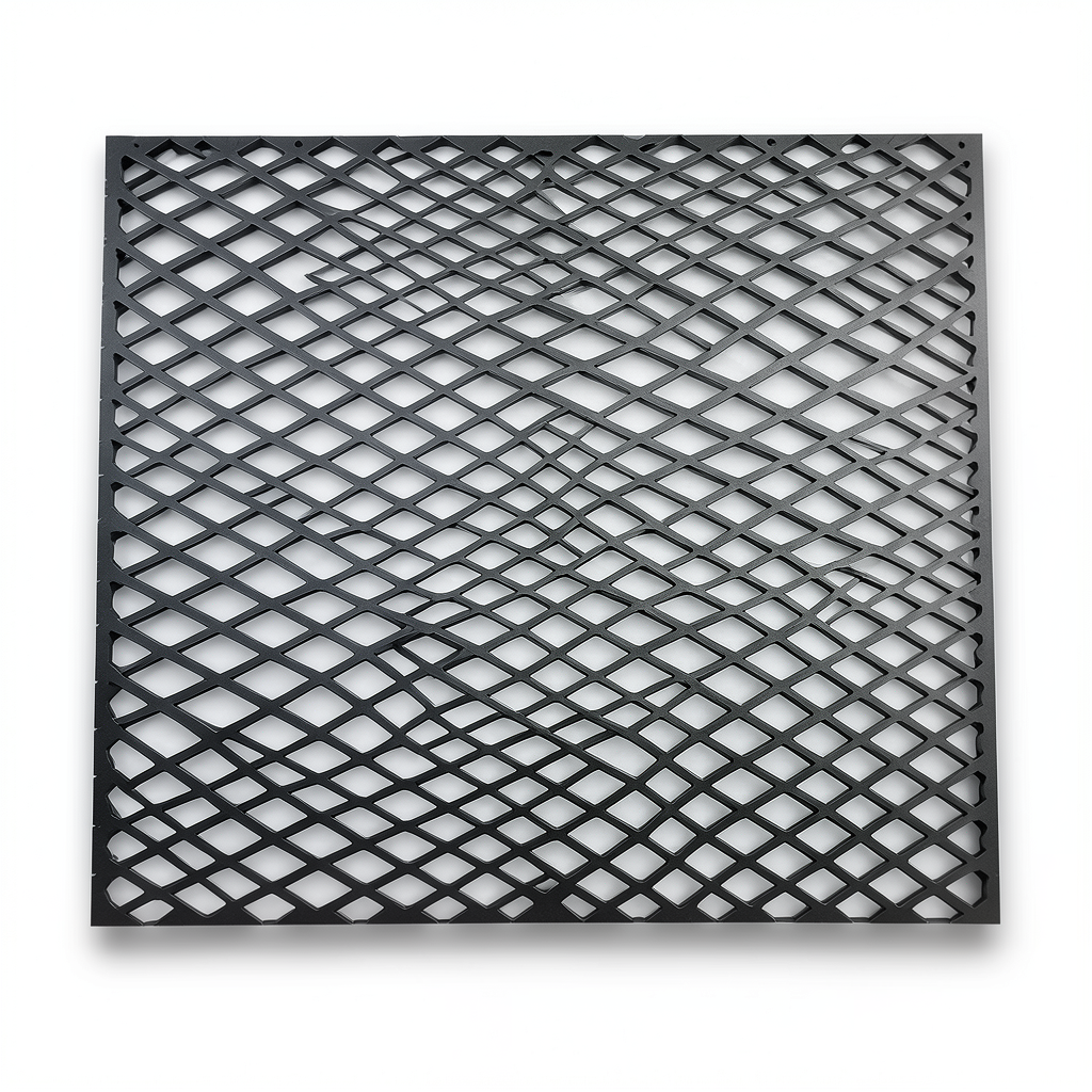 Hot Rolled Expanded Metal Mesh Momawaj Thickness 3 mm Size 1.22×1 m Black Steel