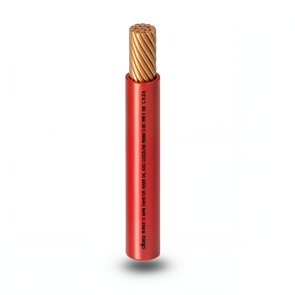 THHN/THWN Copper Cable PVC 105°C Insulation Size 8.37 mm² Diameter 5.5 mm 600 V 500 Ft Red | Al Fanar