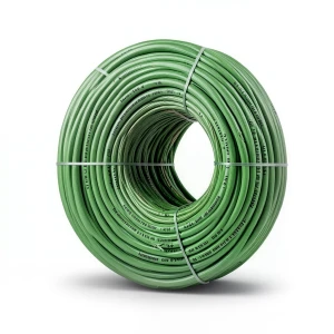كابل نحاس THHN/THWN معزول PVC 105°C مقاس 3.31 مم² قطر 3.1 مم 600 فولت طول 500 قدم لون أخضر | شركة الفنار