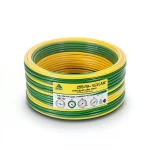 سلك كهرباء مجدول 25 مم² 450/750 فولت، نحاس موصل، عزل PVC، أصفر/أخضر | شركة كابلات الشرقية للصناعة