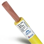 سلك كهرباء 70 مم2 NYA 450/750 فولت، نحاس مجدول، معزول PVC 90°C، اصفر | شركة كابلات الشرقية للصناعة