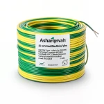 25 mm² Stranded Electrical Wire 450/750V Copper Conductor PVC Insulated Yellow/Green | Asharqiyah Cables Company for Industry