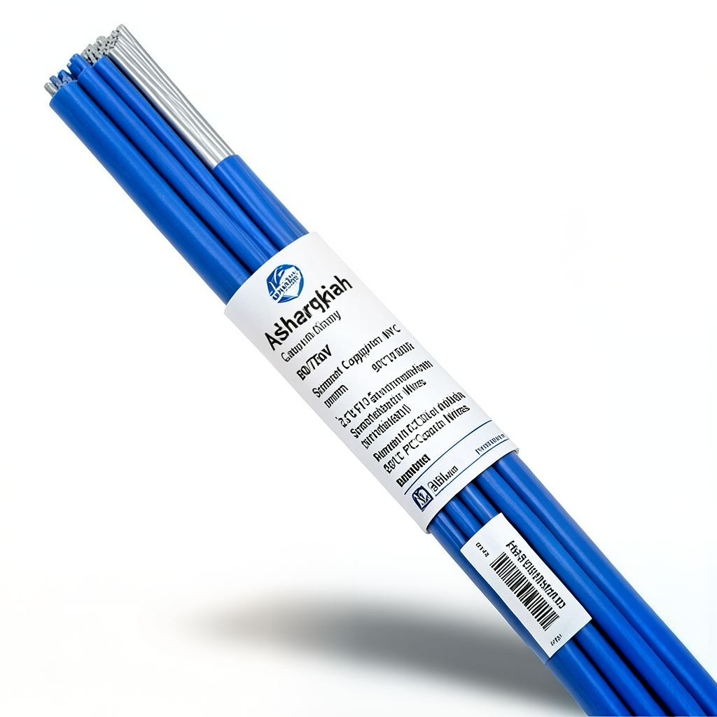 لفة سلك 2.5 مم NYA 450/750 فولت، نحاس مجدول معزول PVC 90°C، ازرق | شركة كابلات الشرقية للصناعة