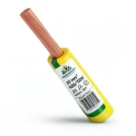 سلك كهرباء مجدول 35 مم² 450/750 فولت نحاس موصل عزل PVC 70°C لون أصفر/أخضر | شركة كابلات الشرقية للصناعة