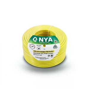 سلك 150 مم 450/750 فولت NYA، نحاس مجدول، عزل PVC 90°C، اصفر | شركة كابلات الشرقية للصناعة