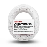 لفة سلك كهرباء 120 مم NYA 450/750 فولت، نحاس مجدول، عزل PVC 90°C، أبيض | شركة كابلات الشرقية للصناعة